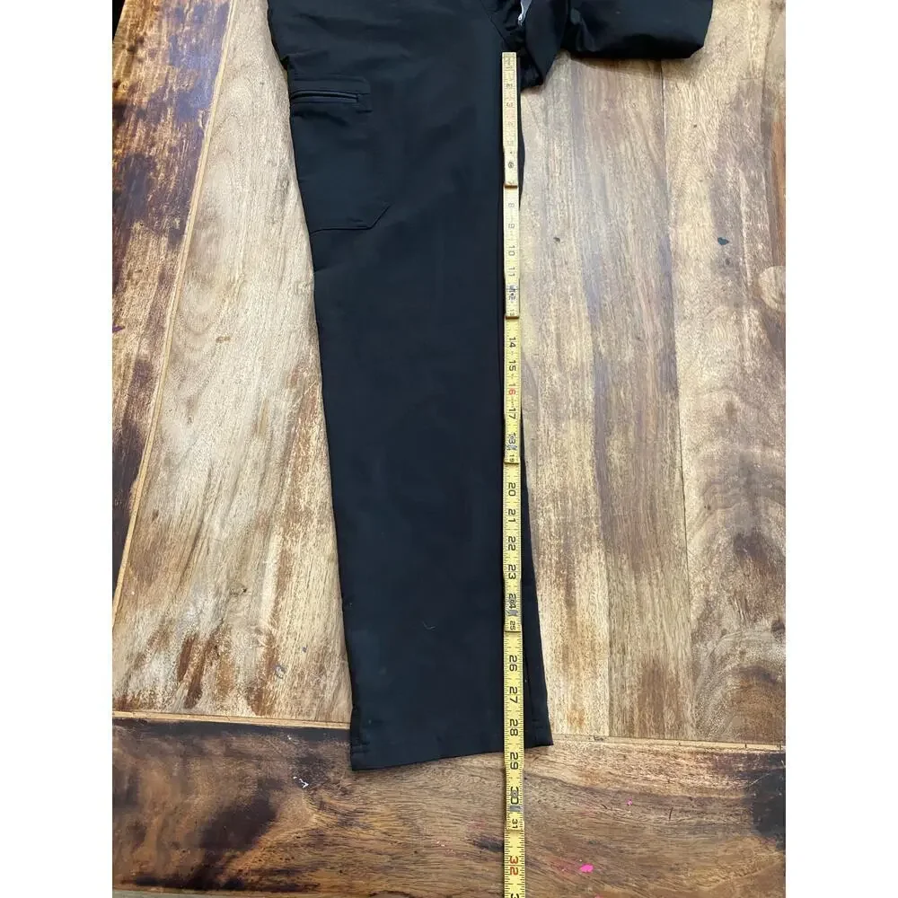 FIGS Men's Black Kade Cargo Scrub Pants Size small